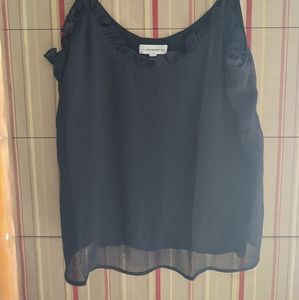 Spaghetti strap top L Black